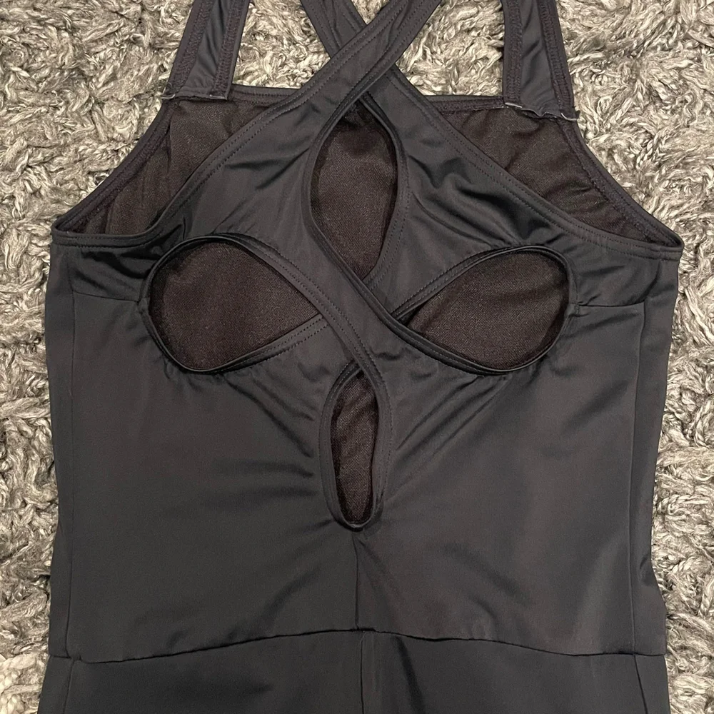Weissman Black Unitard Dancewear Jazz Contemporary Acro Size Large